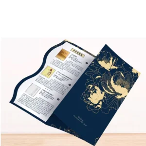 Factory Price Double Side Foldable Booklet Leaflet Custom Printing 4 Fold Paper DL Brochure Mockup Print Flyer