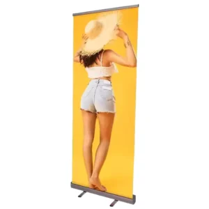 Factory Roll-Up Banner Stand, Retractable Display, 85×200