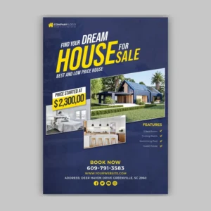 Factory Sales Custom High Quality Cardboard Paper Flyers and Business Leaflets with Offset Printing for Advertising