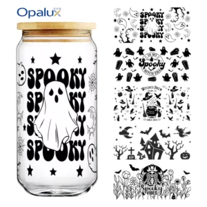 Factory-Style Eco-Friendly 16oz PET UV-Resistant Scratch-Proof Cup Sticker for Decoration