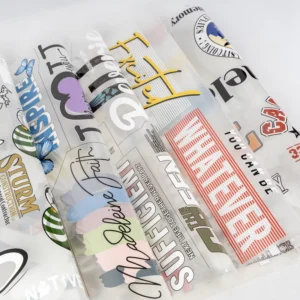 Factory UV DTF Cup Wrap Transfers Transparent Film for Cups and Pen Wraps