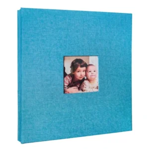 Factory Viscose Cloth DIY Coated Photo Album Gold Stamping Screw Binding 8×10