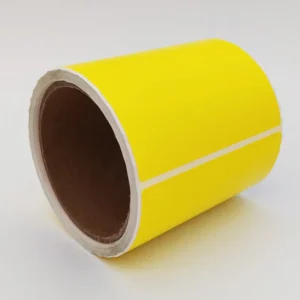 Fanfold 100x150mm Thermal Adhesive Shipping Labels for Grocery and Express Packs