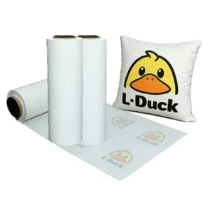 Fast-Dry White Sublimation Transfer Paper, 29gsm, 110 Inch, 2000m Roll for Textile Digital Printing, Customized Packaging