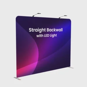 Fast Setup Aluminum Fabric Banner Frame Freestanding Tube Backdrop Wall for Corporate Events