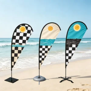 Feather Banner Flag for Outdoor Marketing