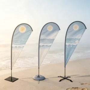 Feather Flag Banner for Outdoor Advertising