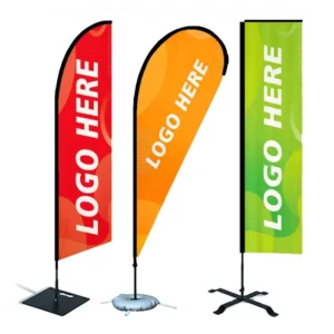 Feather Teardrop Flag Banner