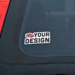 Fiat Punto Car Stickers Custom Die Cut Vinyl Window Waterproof Tear Resistant Adhesive Decals