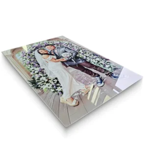Fine Art Glossy Dye Sublimation Aluminum Metal Poster Wedding Photo Prints