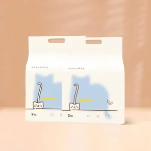 Flat Bottom Cat Litter Bag Gravure Printed Plastic Packaging Bags