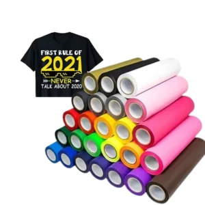 Flex HTV Vinyl PU Heat Transfer Vinyl Rolls for Clothing Printing