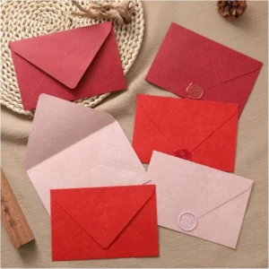 Floral Pattern Specialty Paper Envelopes for Wedding Invitations and Cards Personalized Envelope for Gift Vouchers and Love Letters