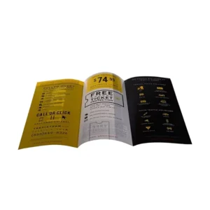 Flyers Professional High Quality Posters Customized Paper Advertising DL Flyers Brochures Movie Walls Flyers