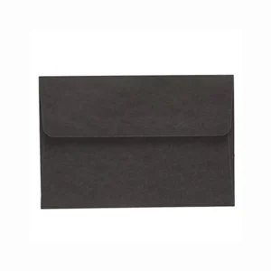 Foil Logo Printed A4 Black Paper Invitation Envelope