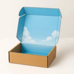 Foldable Kraft Paper Gift Box for Skin Care Products with Custom Logo and Shipping Mailer
