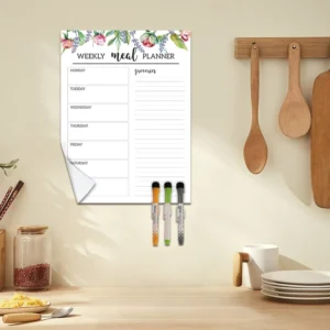 Foldable Magnetic Interactive Felt Calendar Planner Whiteboard Custom Dry Erase Board Daily Weekly Schedule Home Office