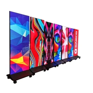 Foldable Portable LED Poster Screen P1.25 P1.5 P1.86 P2 P2.5 P3 P4 Die-Cast Aluminum