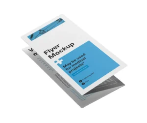 Folded Leaflet Flyer Promotion Printable Pamphlet Trifold Brochure Printing Service