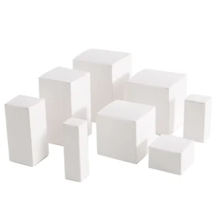 Folding Cardboard Kraft Paper Box for Skincare, Cosmetics, Gifts, and Jewelry with Custom Logo