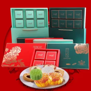 Folding Kraft Paper Mooncake and Business Gift Packaging Box