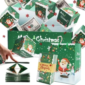 Folding Pop-Up Explosion Gift Box for Cash Gifts