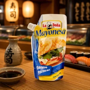 Food Grade Custom Spouted Standing Pouch Plastic Bag with Nozzle for Sauce Mayonnaise
