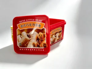 Food-Grade OPP IML Label with Custom Full-Color Printing for Disposable Plastic Water Cups and Yogurt Containers