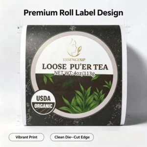 Food Traceability Label for Meat Dairy Seafood Cold Chain Packaging QR Code Sticker