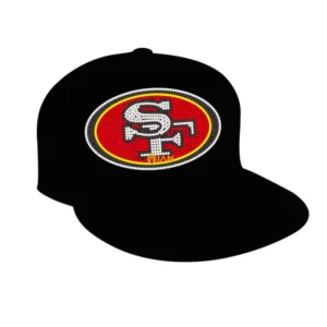 Football Rhinestone Hotfix Transfer Patches for Caps