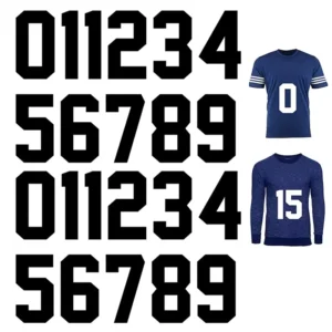 Football Soccer Jersey DTF Heat Transfer Designs Letters Names and Numbers for T-Shirts