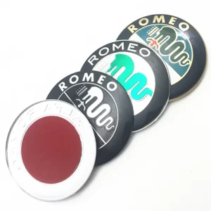 For AlfaRomeo 147 156 159 74mm Car Front Hood Emblem Bonnet Grille Sticker Rear Trunk Badge Decal Styling Auto Accessories