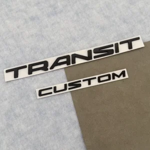 Ford TRANSIT CUSTOM Lettering Car 3D Badge Decals Sticker Car Auto Rear Trunk Alphabet Emblem Styling Stickers