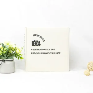 Free Custom Fabric Coffee Table Hard Cover Album 200 Photos 4×6 10*15cm Acid-free Pockets Photo Album Book