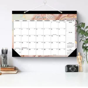 Free Sample Custom Print Promotional Business Gift Large Poster Printing Service Wall Calendar Printing