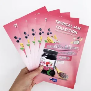 Free Sample Screen Printing Duplex Board Brochure 4×6 Advertising Flyers with Lamination and Triple Folded or More Folded