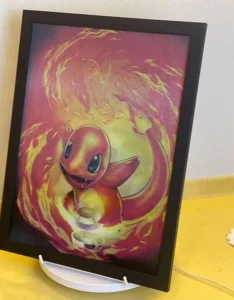Free Samples 3D Japanese Anime Art Painting Frames Poster 30 X 40 cm Hot Selling 3D Lenticular Anime Flips Motion Poster