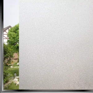 Frosted Film Glass Window Sticker Static Cling Non-Adhesive Opaque Vinyl
