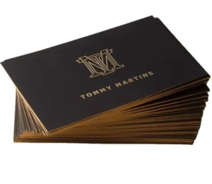 Frosted Finish Calling Name Printing Paper Custom Business Card