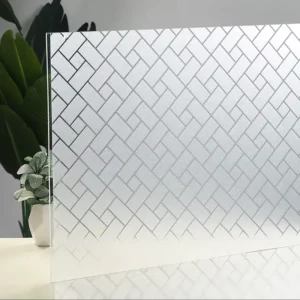 Frosted Privacy Window Glass Film Sticker PVC Decorative Building Window Factory Direct