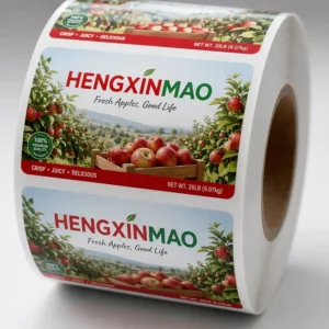 Fruit and Vegetable Food Tag Packaging Labels for Sandwich and Snack Packaging