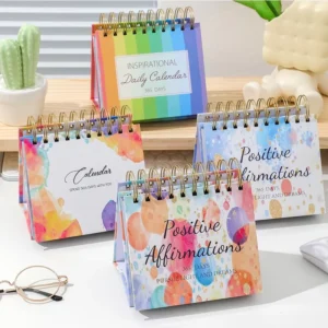 Full CMYK Colors Custom Perpetual Calendar Monthly Desk Advent Table Printing Calendar