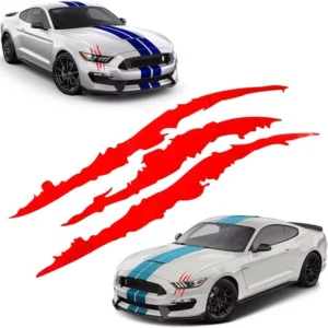 Full Car Body Vinyl Decal with Claw Marks