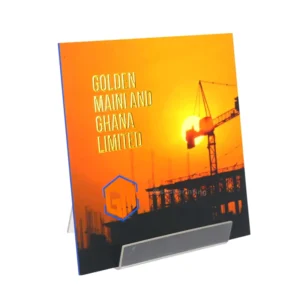 Full-Color Art Paper Magazine Company Brochure and Paperback Book Printing with Embossed Logo
