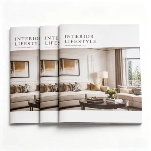 Full Color Custom Printing Magazine Brochure Booklet Softcover Furniture Catalogue