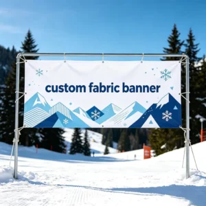 Full Color Digital Printed Polyester Fabric Banner, Lightweight Wrinkle-Free, Backdrop Display