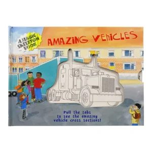 Full Color Hardcover English Children’s Educational Vehicle Learning Book