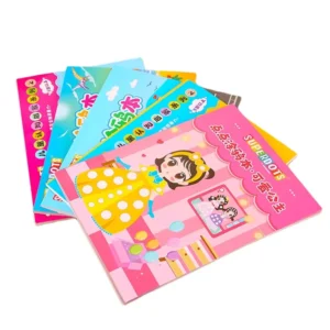 Full Color Print Enlightenment Doodling Book School Supplies Kawaii Stationery Sweet Princess Cartoon Painting Coloring Books