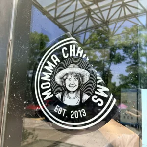 Full-Color Printed Transparent Vinyl Static Cling Window Posters for Shop Windows
