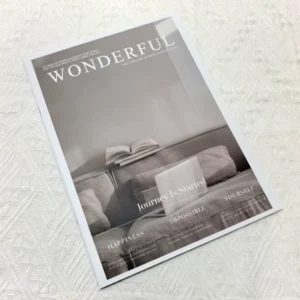 Full Color Saddle Stitch Soft Cover Book Brochure Flyer Magazine Custom Offset Printing Art Paper Film Lamination